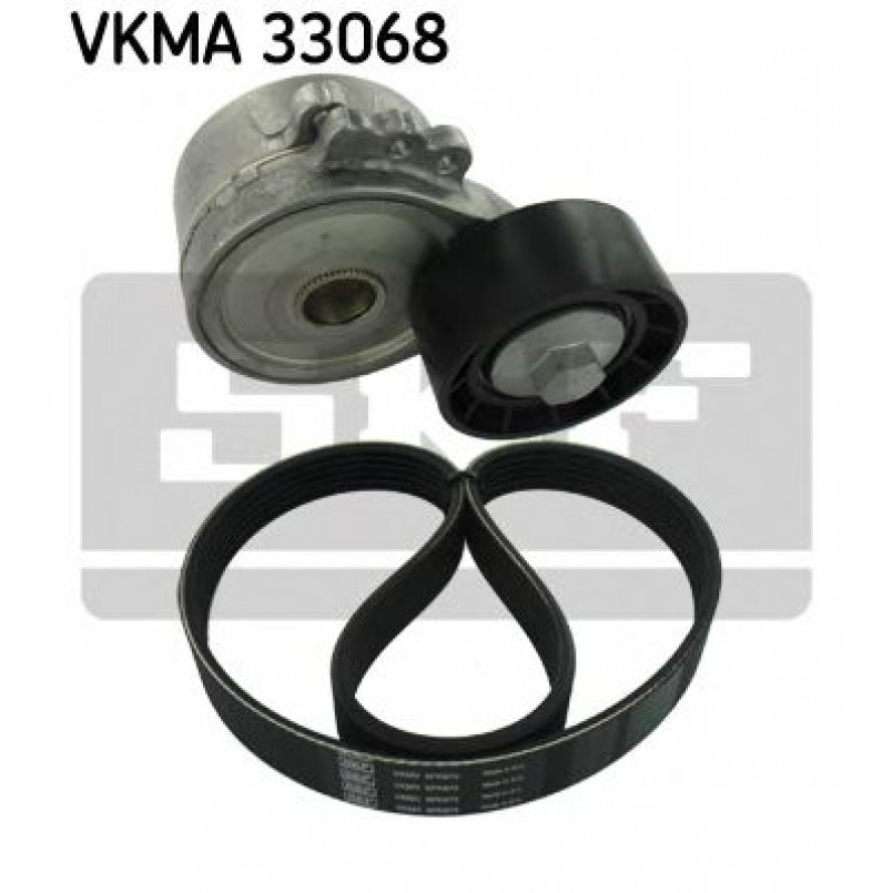 VKMA 33068 SKF Комплект доріжкового ремня (ролик, ремінь)